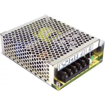 MEAN WELL RD-65A 65W kaksoislähtöinen AC/DC-virtalähde - 5V/8A + 12V/2,5A, 88-264VAC tulo, passiivinen jäähdytys, hopea