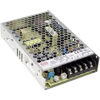MEAN WELL RSP-75-15 75W 15V 5A 1U suljettu virtalähde aktiivisella PFC:llä