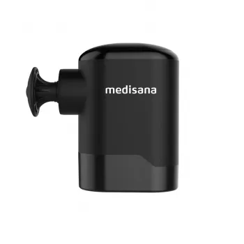 Medisana MG 120 Pocket hierontapistooli perkussiohierontalaite 4 vaihdettavalla päällä, USB-C ladattava, 4 tehokkuustasoa, kompakti matkakoko