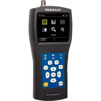 Megasat Satmeter HD 3 Compact V3 - digitaalinen satelliittimittari spektrianalysaattorilla 2600021