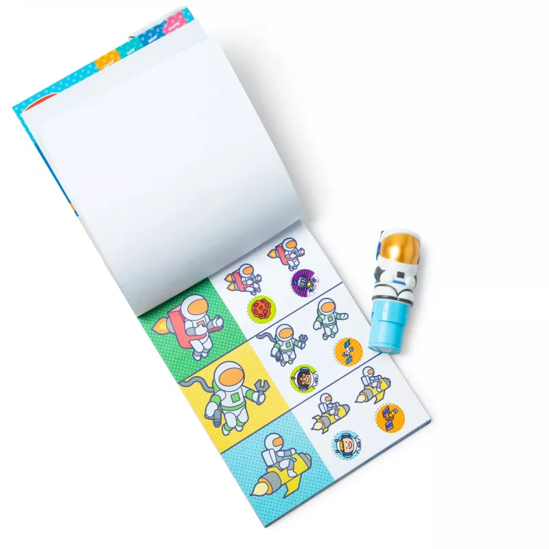Melissa & Doug Sticker WOW! Astronautti – tarraleimasin ja lehtiö