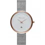 MELLER naisten W5RB-2SILVER Astar Baki analoginen kvartsikello 33 mm hopea ruostumaton teräs mesh