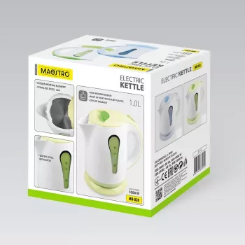 MEO vedenkeitin 1L 1000W MR-028-GREEN MAESTRO