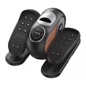 MERACH MR-E32B1 mini-kotitreenilaite, magneettivastus, 8 tasoa, LCD-näyttö, pöydän alle, musta