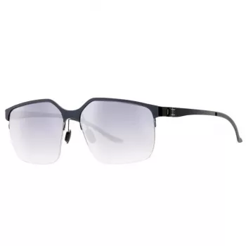Mercedes-Benz miesten aurinkolasit M1037-D Pilot/Aviator metallikehykset harmaat linssit 58 mm