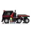Mercedes Truck + Trailer XMX622B paristokäyttöinen lelu LED-valoilla punainen LCD