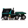 Mercedes XMX622B lasten sähkökäyttöinen kuorma-auto perävaunulla, LCD, sininen
