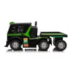 Mercedes Truck + Trailer XMX622B vihreä LCD paristokäyttöinen lelu