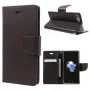 Mercury Apple iPhone X/XS Bravo Diary ruskea foliolompakkokotelo