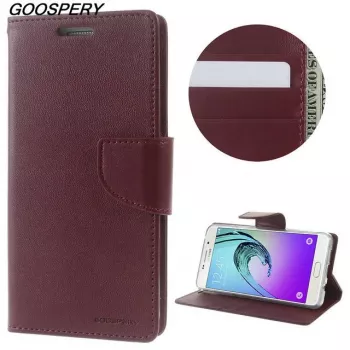 Mercury Apple iPhone X/XS Bravo Diary Wine lompakkokuori