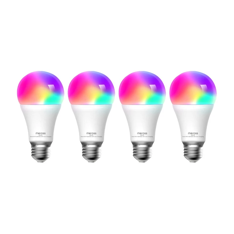 Meross MSL120 WiFi Smart LED -älylamppu (HomeKit) (4 kpl:n pakkaus)