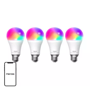 Meross MSL120 WiFi Smart LED -älylamppu (HomeKit) (4 kpl:n pakkaus)