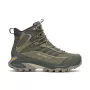 Merrell Moab Speed 2 Thermo Mid WP vaelluskengät - Triple Black - koko 47