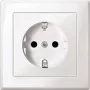 Merten MEG2300-1519 Schuko-pistorasia CEE 7/3, uppoasennus, 16 A, 250 V, polarvalkoinen
