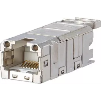 METZ BTR laippa-asennus RJ45-moduuli Cat.6 suojattu Keystone Jack 1401100810MI