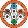 METZ CONNECT 1308453001-E Cat6a SF/UTP verkkokaapeli 3 m oranssi