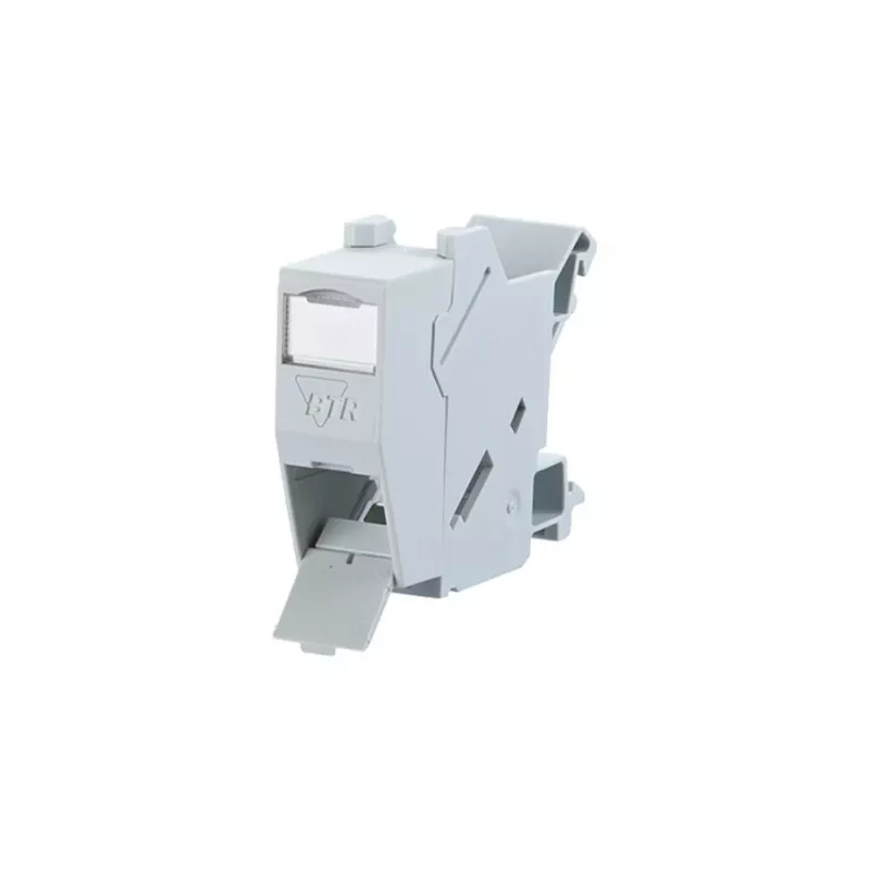 METZ CONNECT BTR E-DAT Module REG 8(8) IP20 Empty - DIN-kiskodatamoduulin kotelo, 1TE, vaaleanharmaa