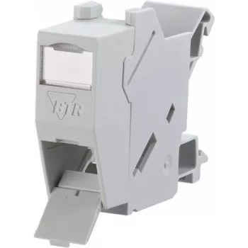 METZ CONNECT BTR E-DAT Module REG 8(8) IP20 Empty - DIN-kiskodatamoduulin kotelo, 1TE, vaaleanharmaa
