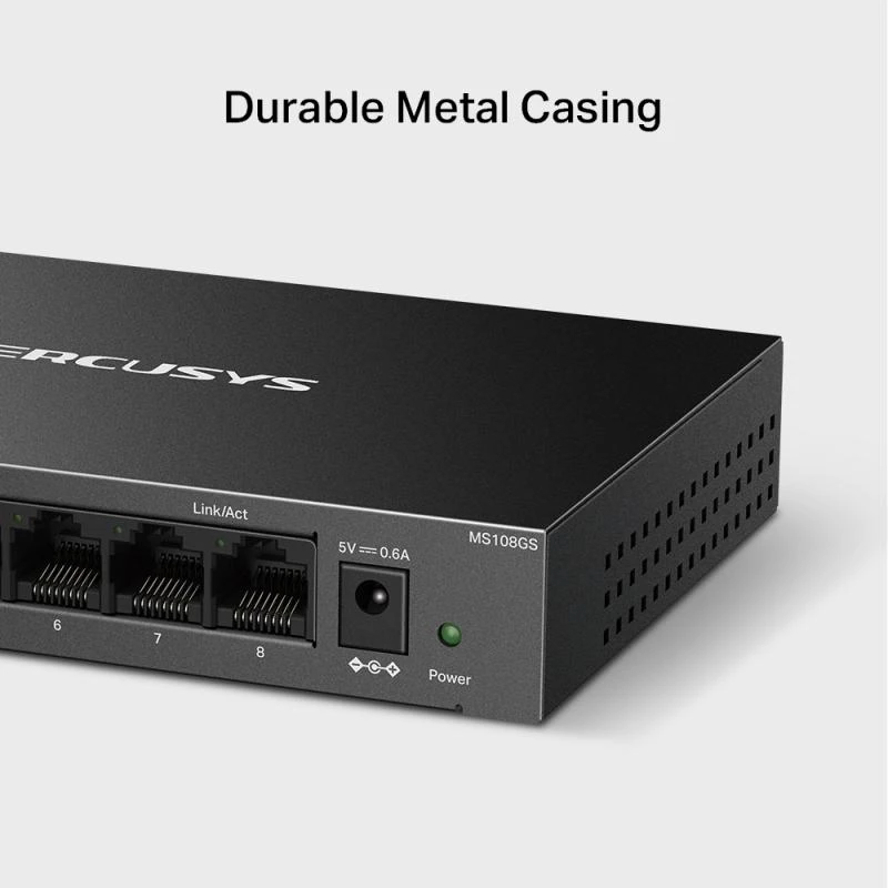 MEU Mercusys MS108G 8-porttinen Gigabit-työpöytäkytkin