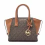 Michael Kors Jet Set Charm soikea olkalaukku ruskea Signature Coated Canvas