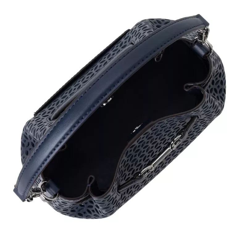 Michael Kors Jet Set Navy Signature Logo olkalaukku 35S6S2ZC1YNAV