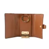 MICHAEL KORS Jet Set Travel korttikotelo ruskea Signature PVC