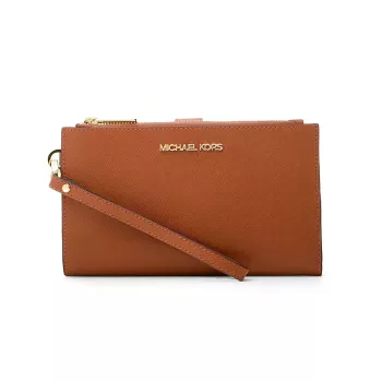 Michael Kors Jet Set Travel Continental rannelaukku 35F8GTVW0LLUG - saffianonahka, Luggage, kultaiset metalliosat