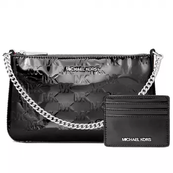 Michael Kors Jet Set Travel crossbody-laukku setti musta