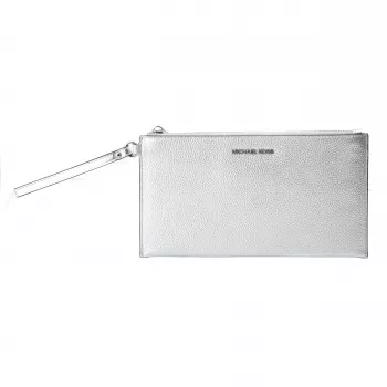 Michael Kors Jet Set Travel crossbody-laukku hopea saffiano-nahka 35F4STVW3LSIL