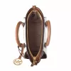 Michael Kors Jet Set Travel crossbody-laukku Vanilla Signature Coated Canvas