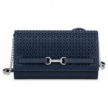 MICHAEL KORS Jet Set Travel Saffiano nahkainen olkalaukku tummansininen