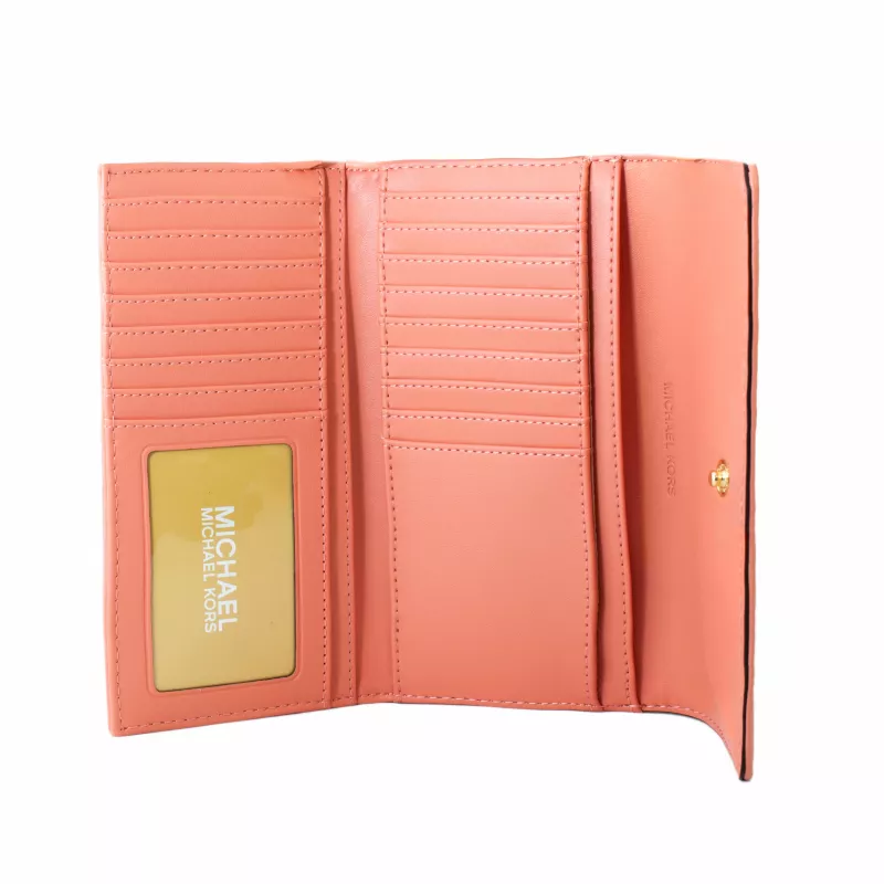 Michael Kors 35S2GTVF3USRT Naisten kukkaro, 18x10x1 cm, ruusunpunainen nahka