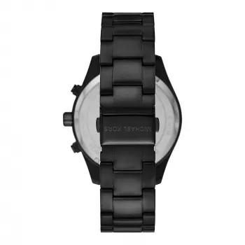 Michael Kors Lexington miesten kvartsikronografikello MK8899 46mm sininen kellotaulu hopea ruostumaton teräs