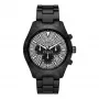 Michael Kors Lexington miesten kvartsikronografikello MK8899 46mm sininen kellotaulu hopea ruostumaton teräs