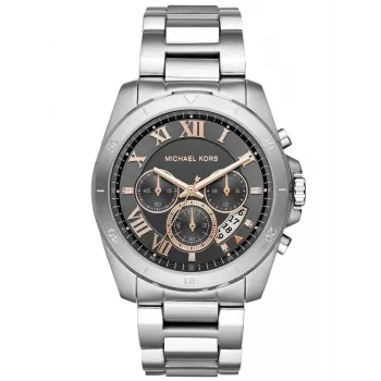 MICHAEL KORS miesten analoginen kvartsikronografi kello MK8609, 50 mm sininen kellotaulu & teräsranneke