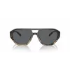 Michael Kors miesten aurinkolasit MK2219U394287 - musta asetaattikehys, harmaat polykarbonaattilinssit, 57 mm