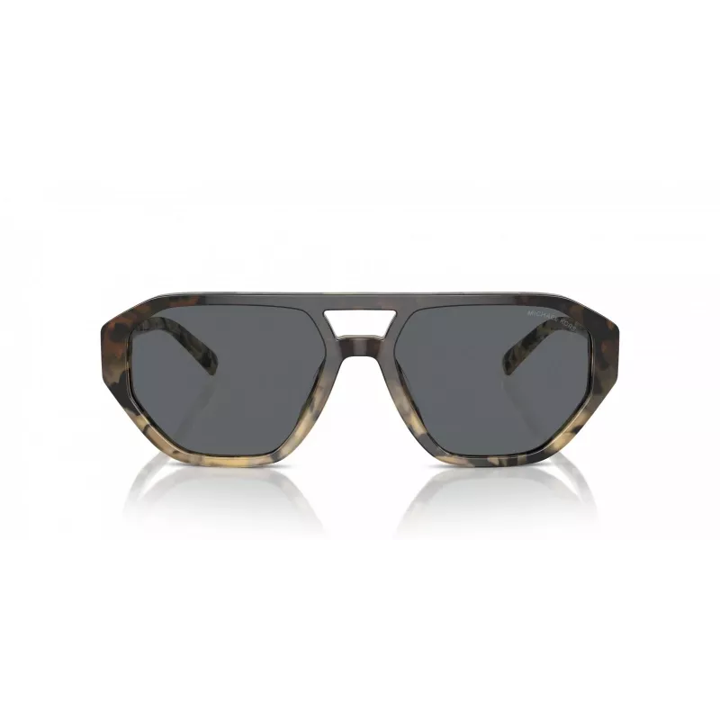 Michael Kors miesten aurinkolasit MK2219U394287 - musta asetaattikehys, harmaat polykarbonaattilinssit, 57 mm