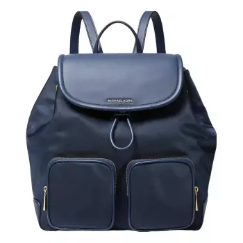 Michael Kors Raven reppu 30R4GRKB7CNAV Navy signature canvas 30x36x17 cm
