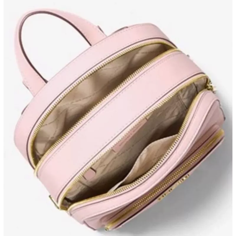 Michael Kors Slater reppu 30x24x9 cm Powder Blush naisten pebbled-nahka