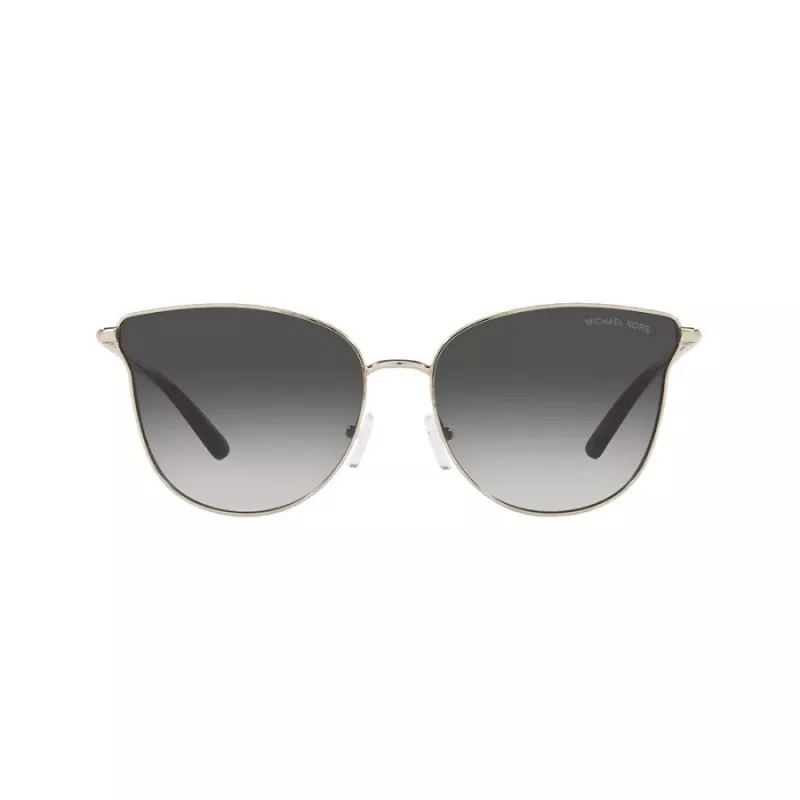 Michael Kors naisten aviator-aurinkolasit MK1120-10148G hopeiset kehykset harmaat liukuvärilinssit 62 mm