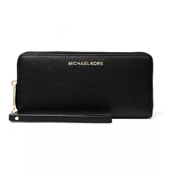 Michael Kors naisten Jet Set Travel Saffiano nahkainen rannekäsilaukku, musta