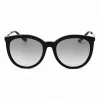 Michael Kors naisten MK-2208 oversized-kulmikas aurinkolasit musta gradient harmaa 55 mm