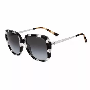 Michael Kors naisten aurinkolasit MK2206SNOWLEO Snow Leopard asetaatti harmaa liukuväri 55 mm