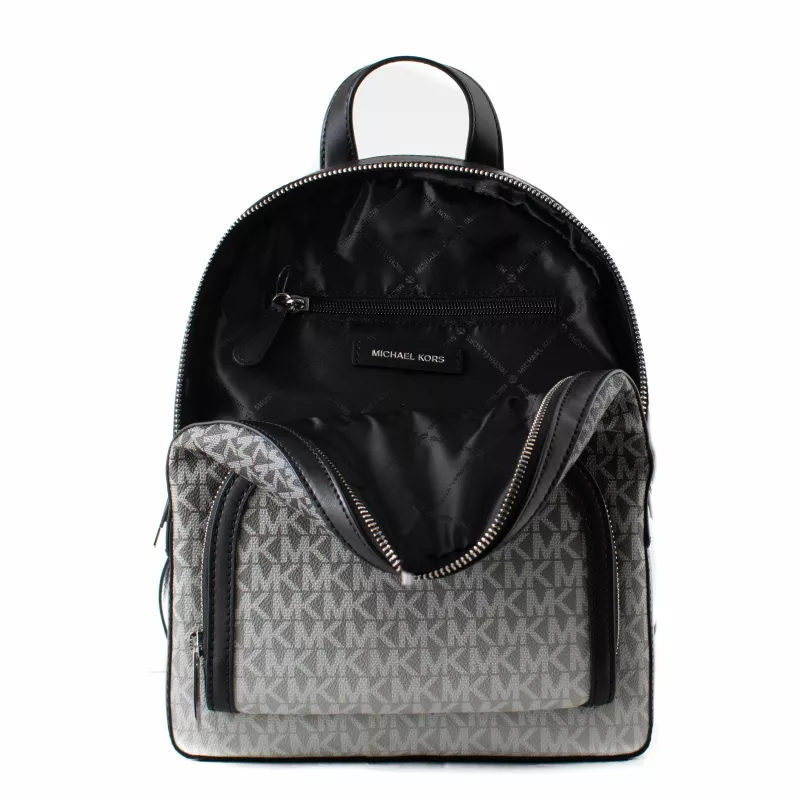 Michael Kors naisten Rhea reppu 28x23x10 cm musta Signature Canvas