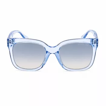 Michael Kors naisten aurinkolasit MK2268UCORNFL - cornflower-asetaattikehykset, harmaat liukuvärilinssejä, 54 mm
