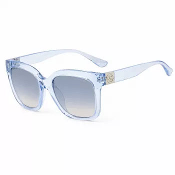 Michael Kors naisten aurinkolasit MK2268UCORNFL - cornflower-asetaattikehykset, harmaat liukuvärilinssejä, 54 mm