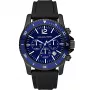 Michael Kors MK8165 Miesten kvartsikello, 46 mm, musta/sininen kellotaulu