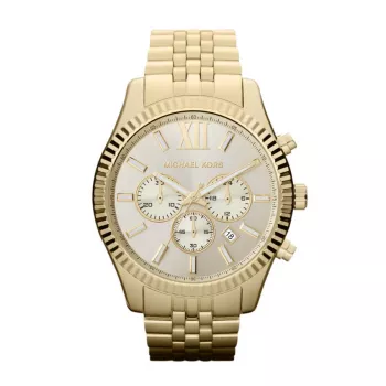 Michael Kors MK8281 Miesten kvartsikello, 45 mm, kulta