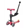 Micro Mini 3 in 1 Deluxe Plus potkulauta punainen