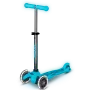 Micro Mini Deluxe Glow LED potkulauta Icy Lime